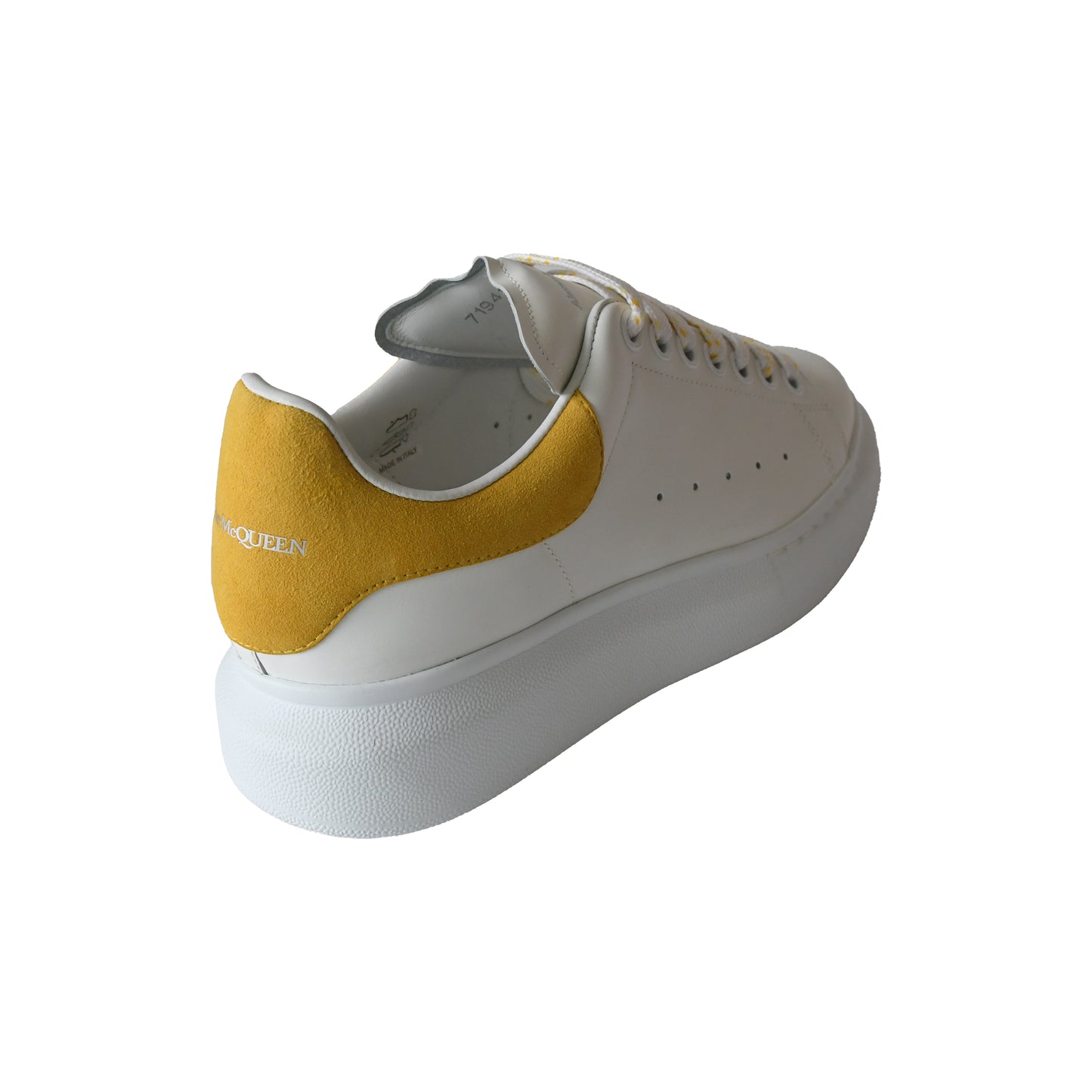 Alexander McQueen Oversized Sneakers Yellow White-NOBLEMARS