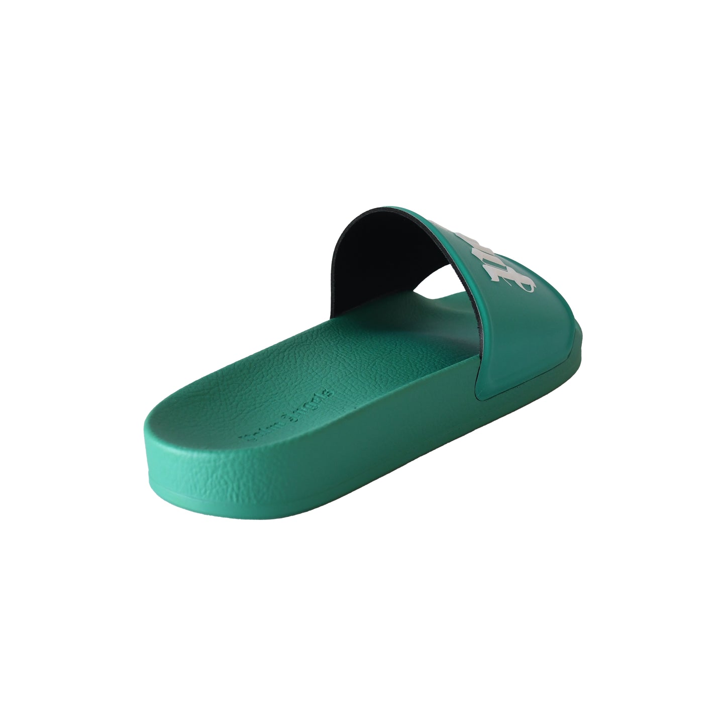 Palm Angels Logo-Print Sliders Green-NOBLEMARS