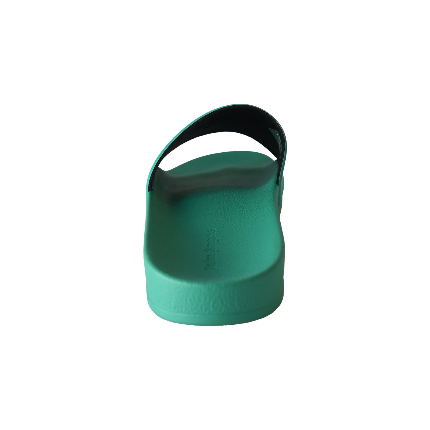 Palm Angels Logo-Print Sliders Green-NOBLEMARS