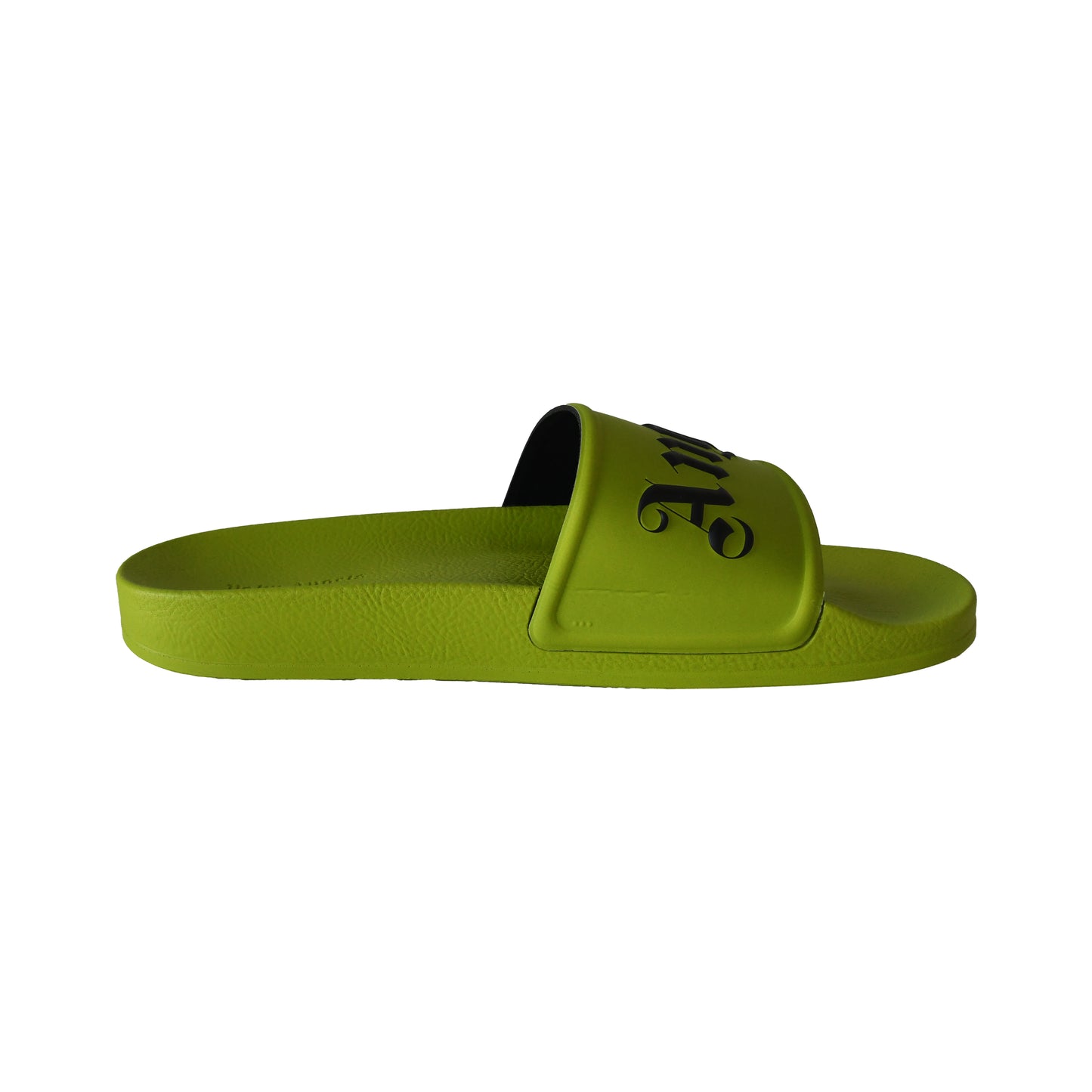 Palm Angels Logo-Print Sliders Light Green-NOBLEMARS