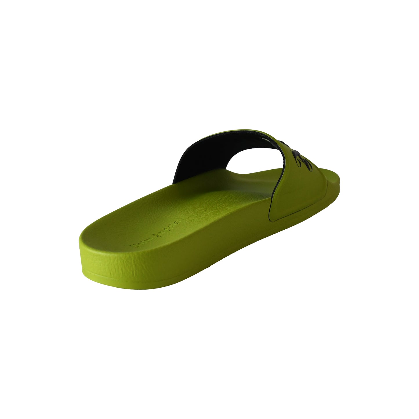 Palm Angels Logo-Print Sliders Light Green-NOBLEMARS