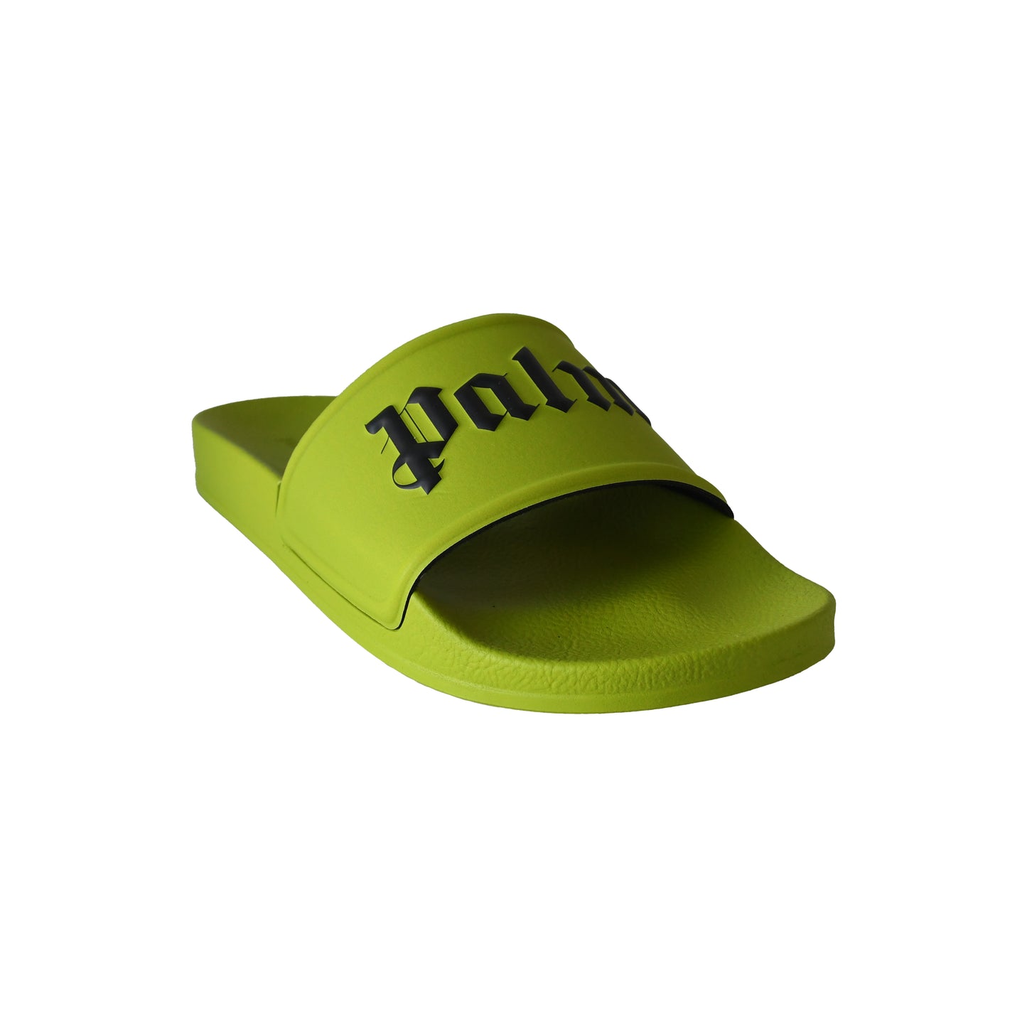 Palm Angels Logo-Print Sliders Light Green-NOBLEMARS