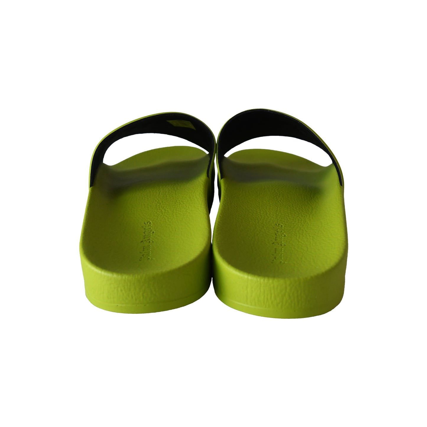 Palm Angels Logo-Print Sliders Light Green-NOBLEMARS
