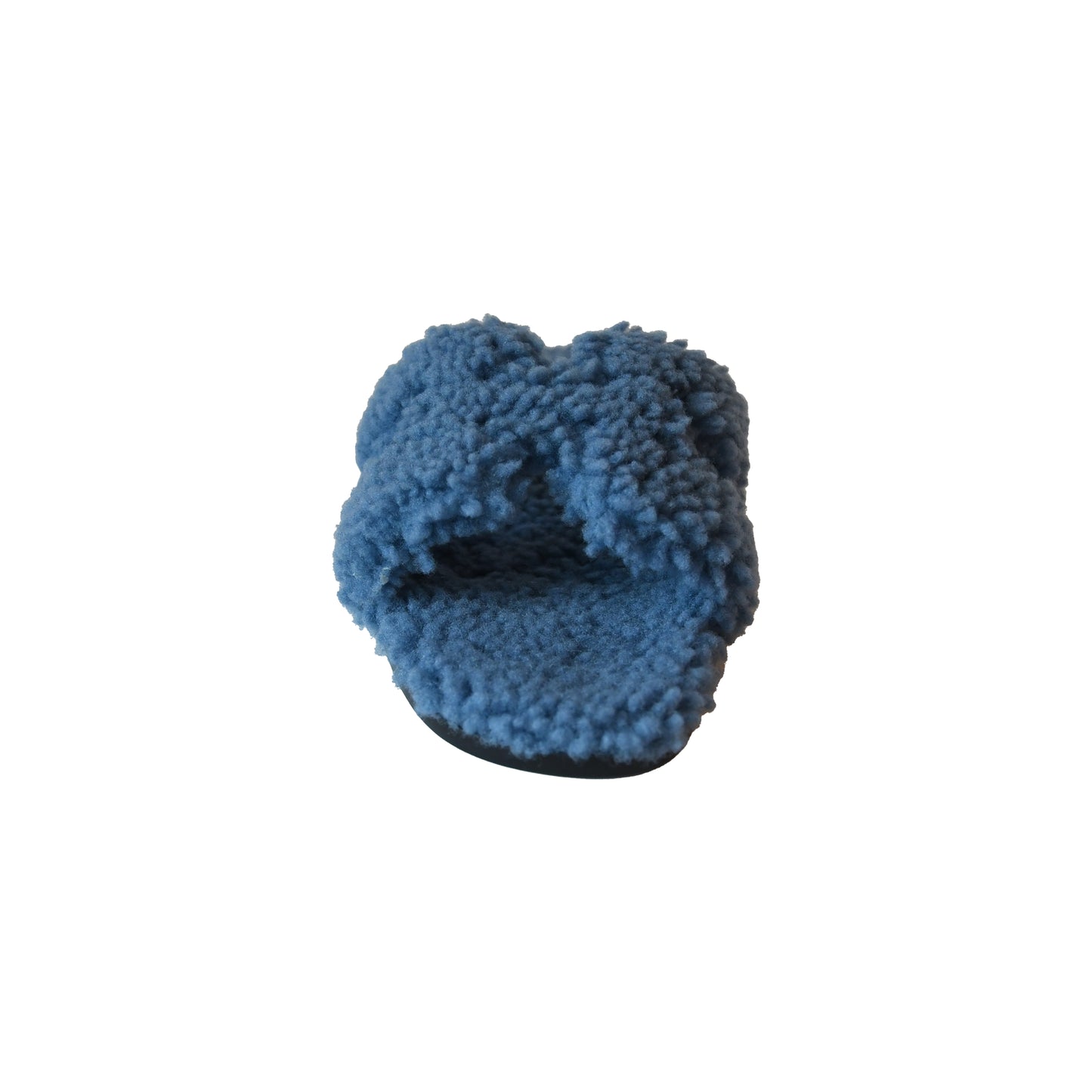 Hermes Oran Teddy Sandals Blue-NOBLEMARS