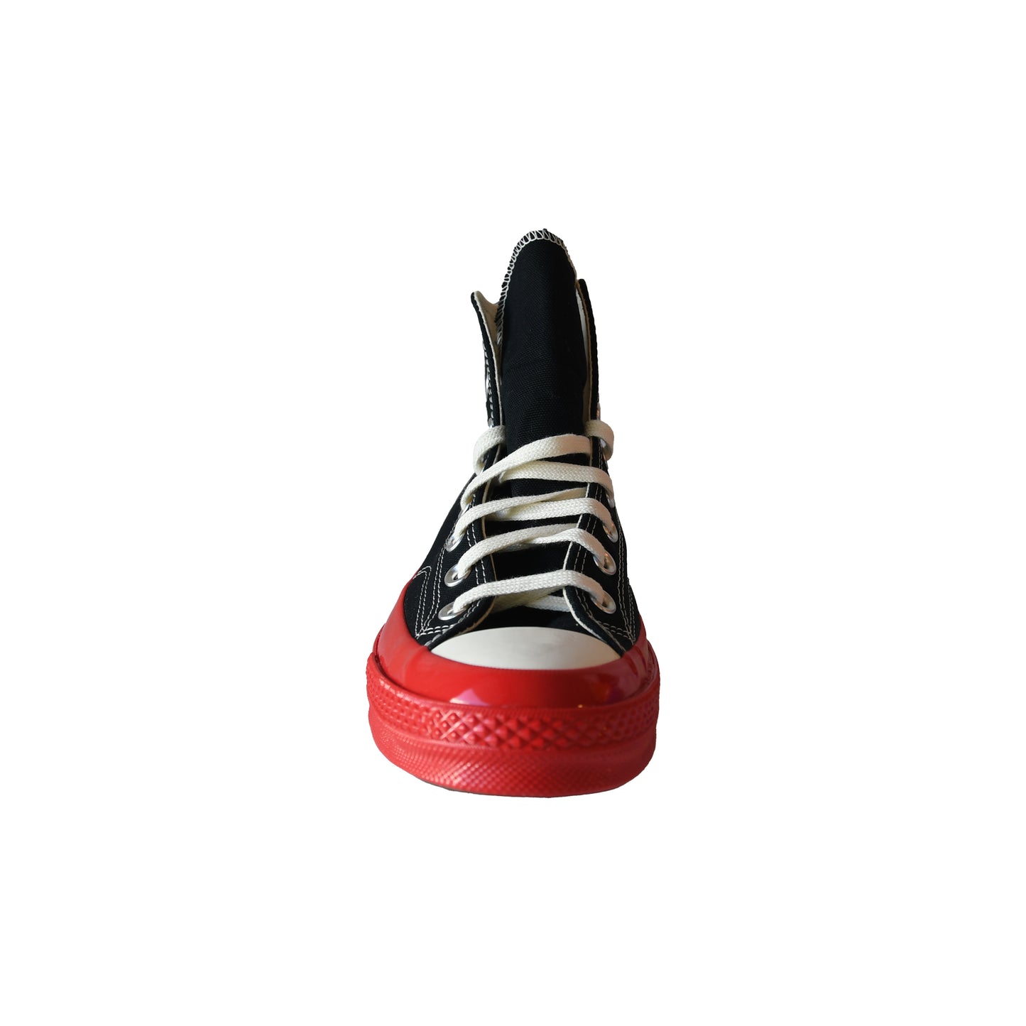 Converse x Comme Des GarCons Play Chuck 70 High Top Sneaker Red Sole Black-NOBLEMARS