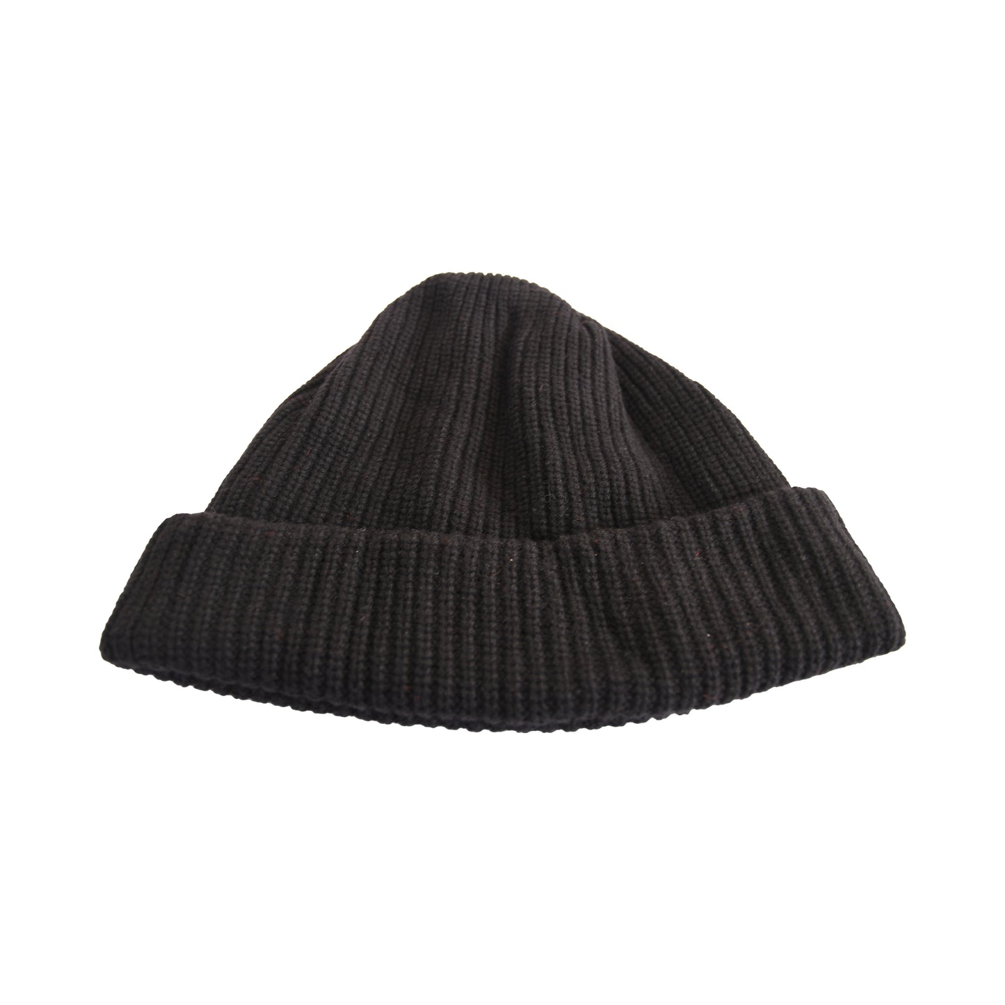 Chrome Hearts Cashmere Beanie with Orange Leather Triple Star Patches Black-NOBLEMARS