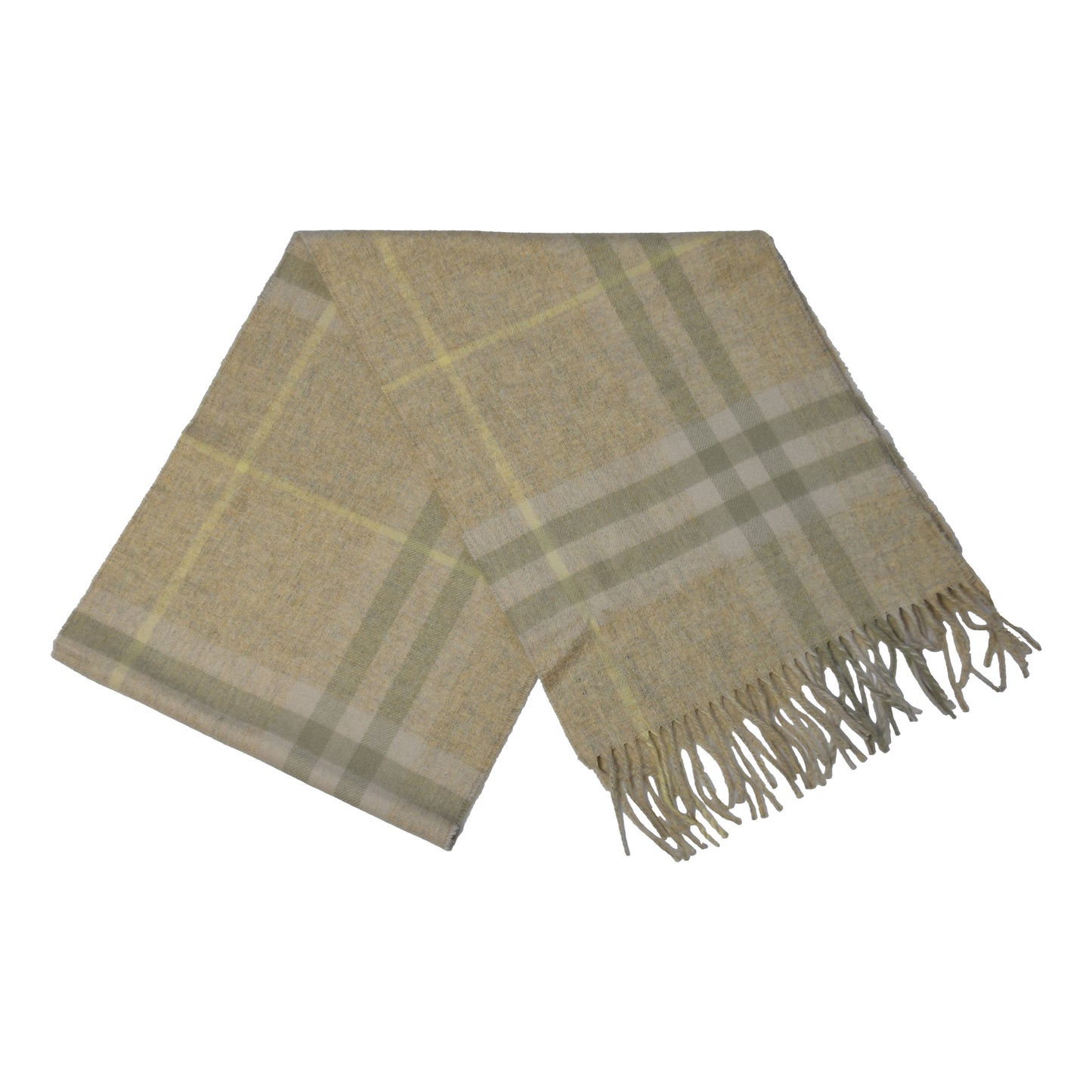 Burberry Vintage Nova Check Cashmere scarf Beige-NOBLEMARS