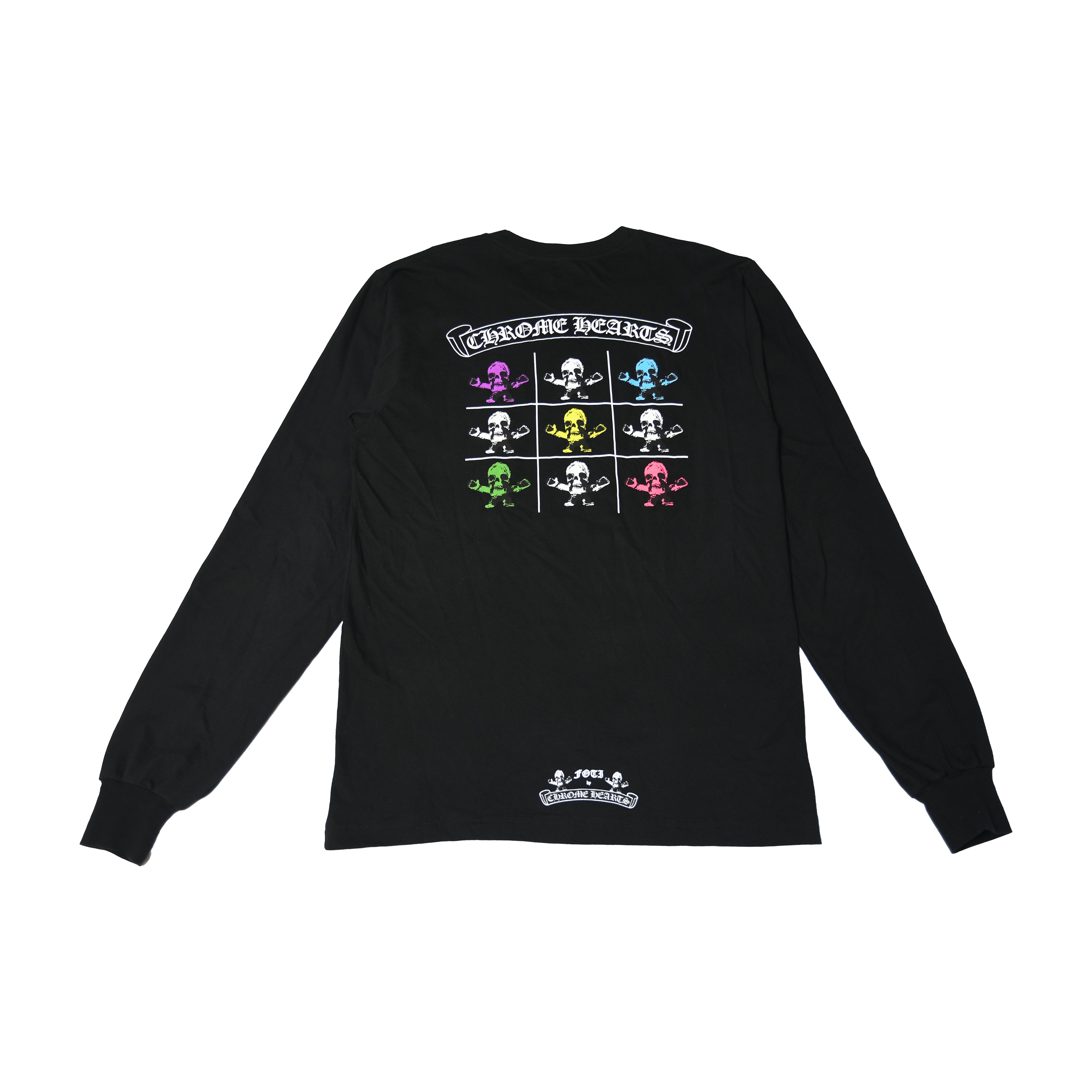 Chrome Hearts FOTI SCROLL　ロンＴ 　ハリス ティーター Chrome Hearts Foti Harris Teeter L/S T-Shirts Black – NOBLEMARS