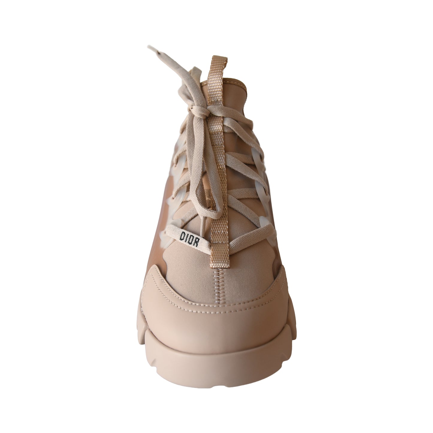 Dior Technical Fabric D-Connect Sneakers Nude