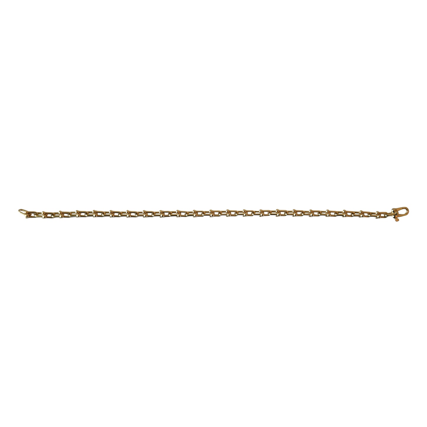 Tiffany HardWear Micro Link Bracelet Gold-NOBLEMARS