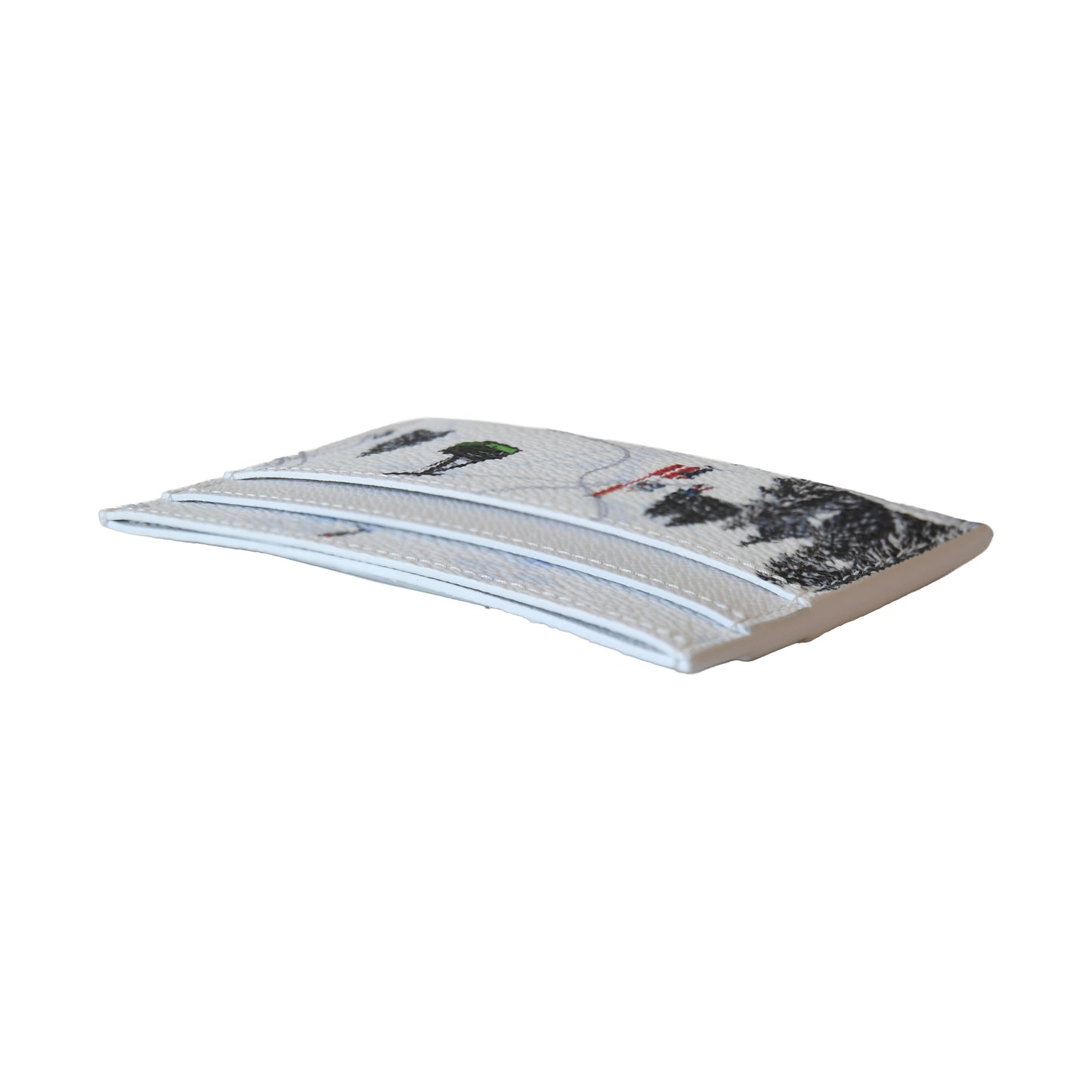 Louis Vuitton Monogram Ski Card Holder White-NOBLEMARS
