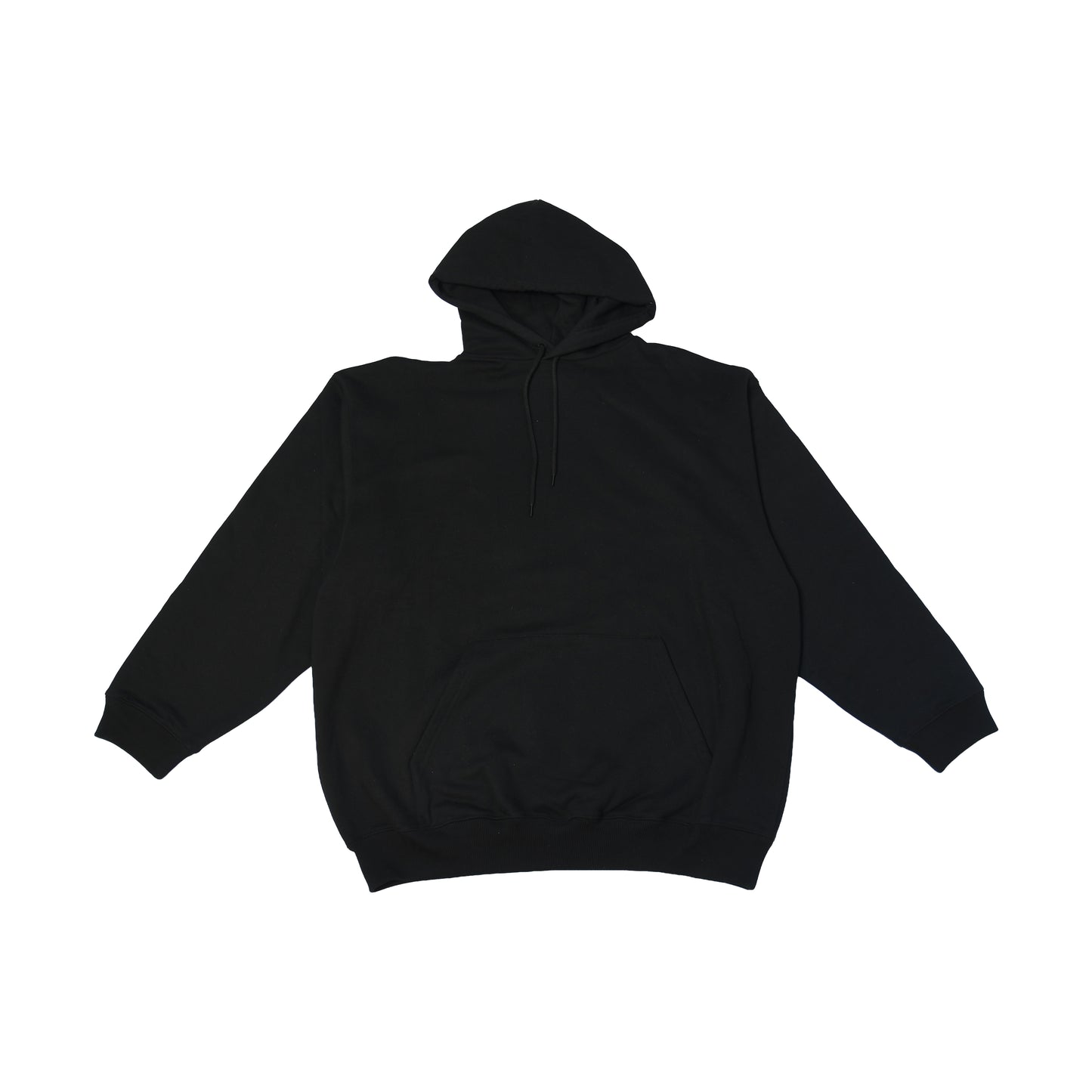 Balenciaga Back Logo Hoodie Black-NOBLEMARS