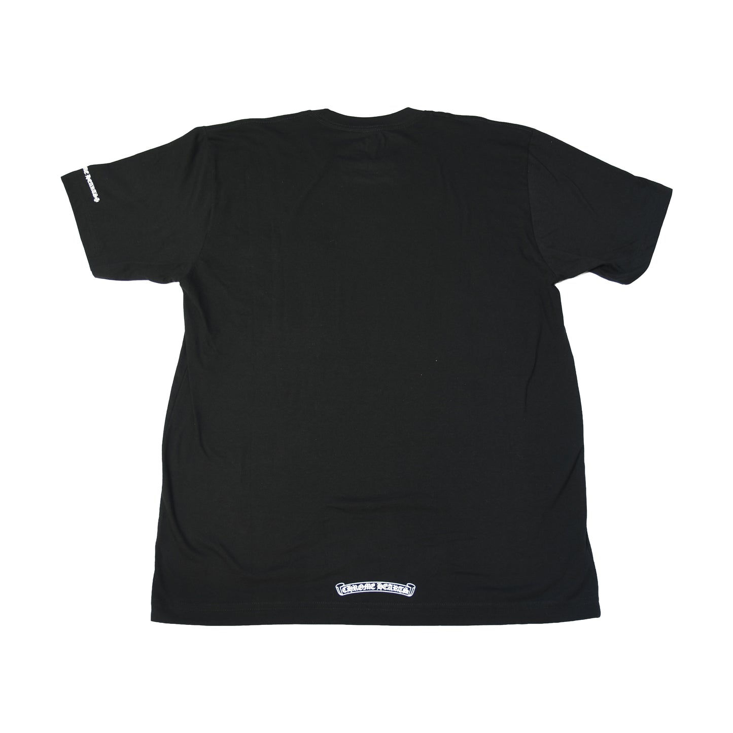 Chrome Hearts Neck Logo T-Shirts Black-NOBLEMARS