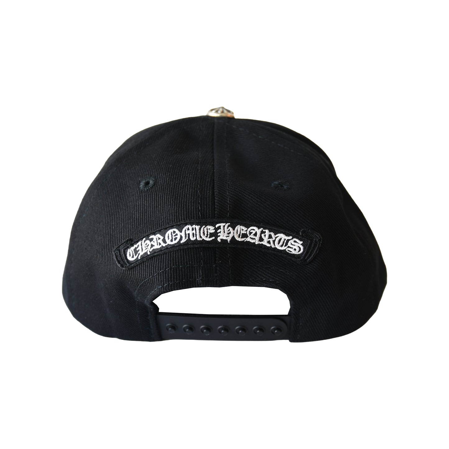 Chrome Hearts Vertical Logo Baseball Cap Black