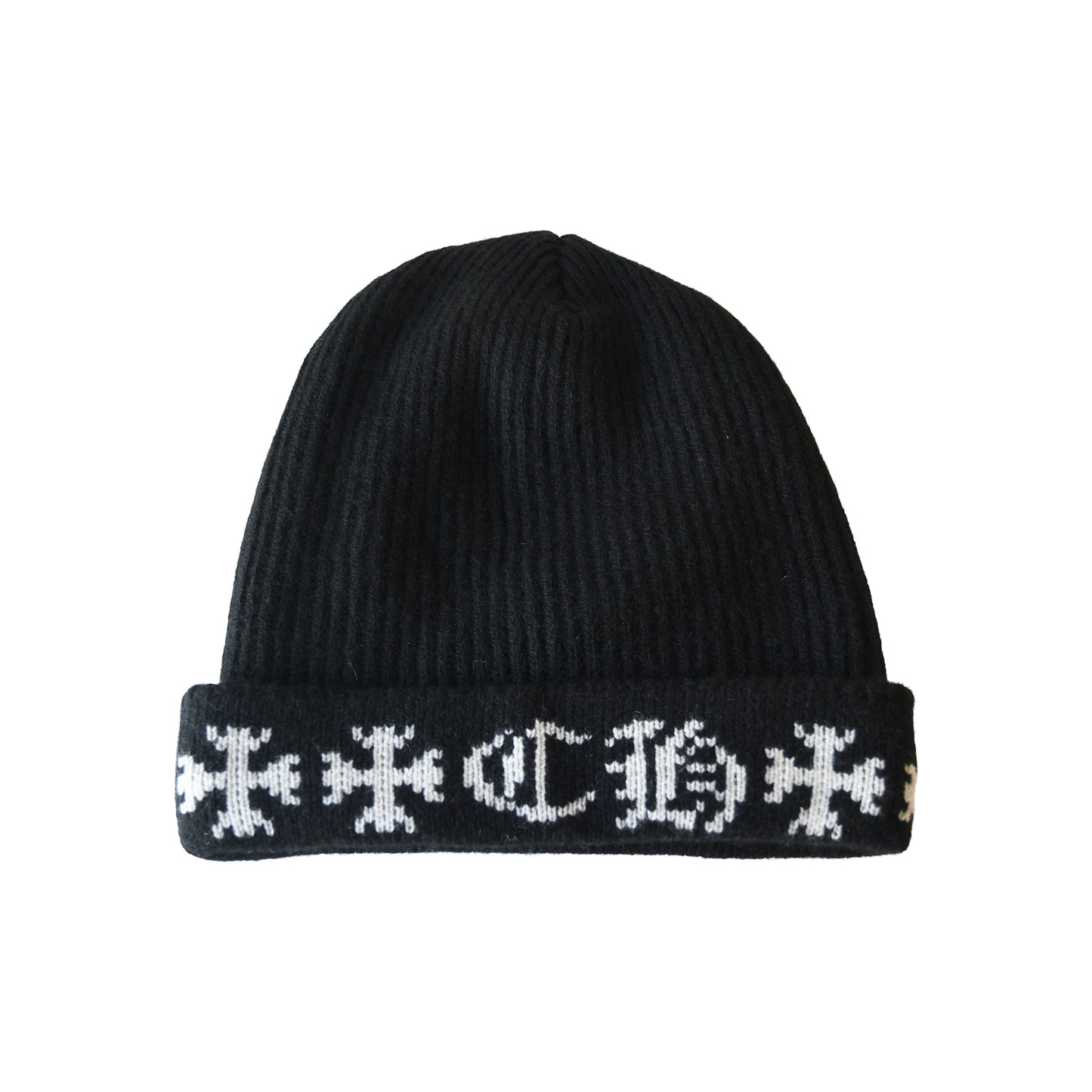 Chrome Hearts Big Daddy Cashmere Beanie Black