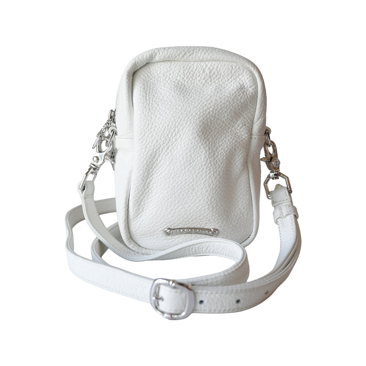 Chrome Hearts Taka Mini Spider Web Shoulder Bag White- NOBLEMARS