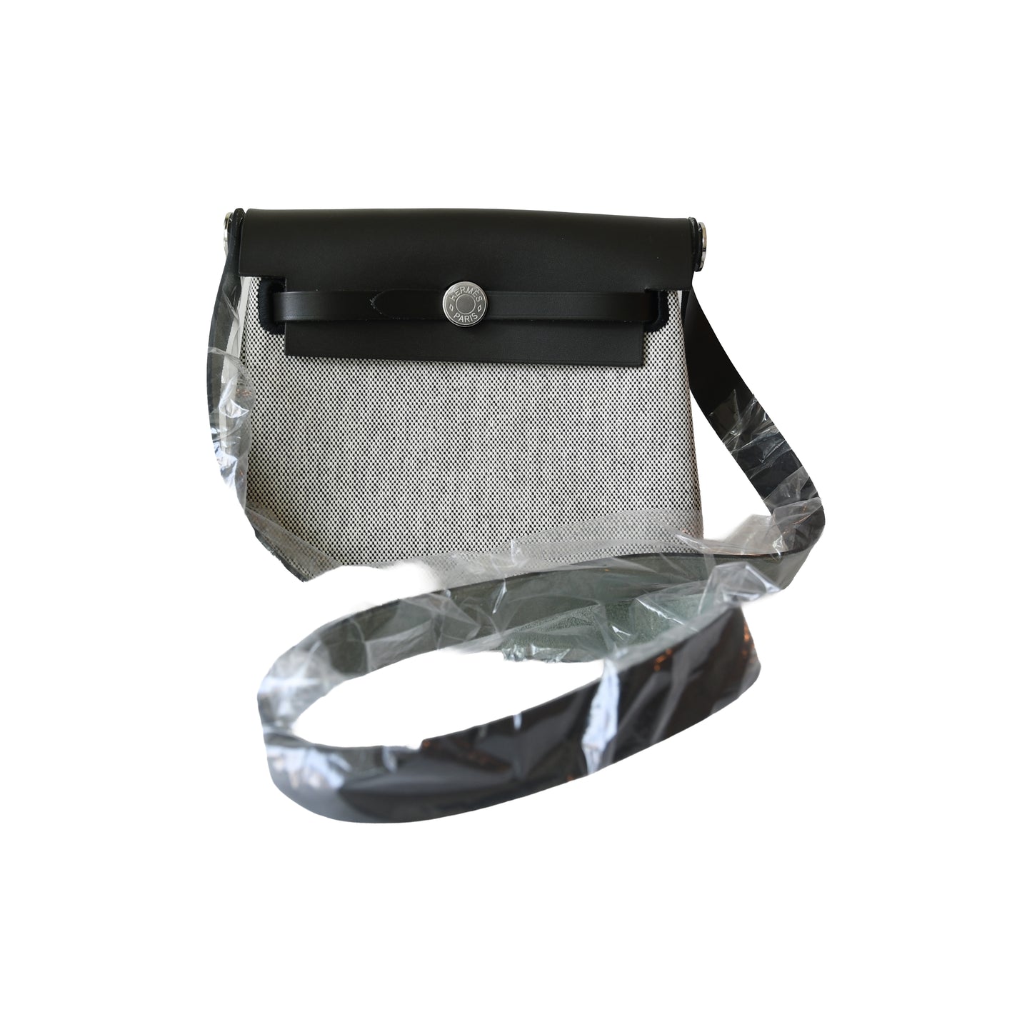 Hermes Mini Herbag Zip 20 Pouch Noir