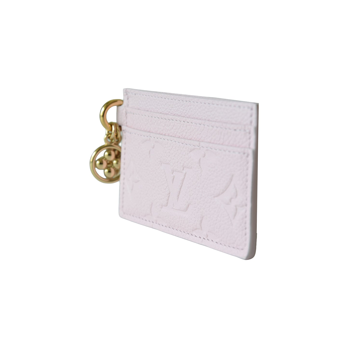 Louis Vuitton Monogram Charms Card Holder Confetti Pink