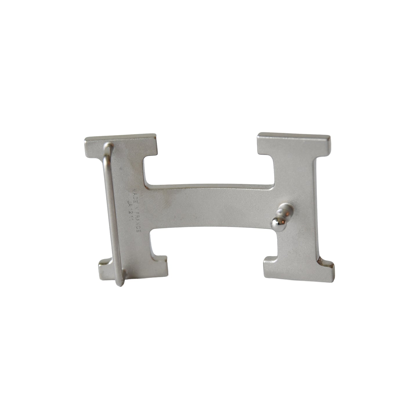 Hermes 32mm H Buckle Constance Reversible Belt Palladium Hardware Noir Chocolat