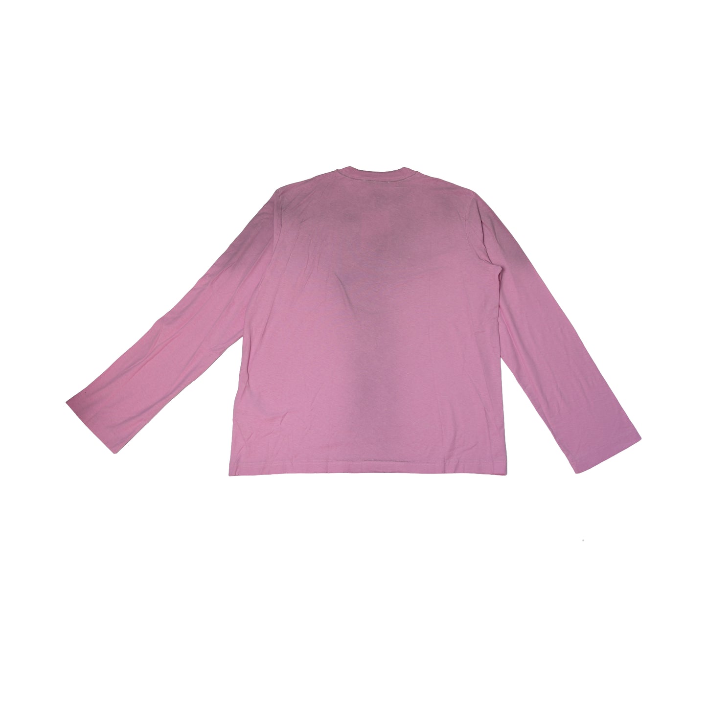 Acne Studios Sprayed 1996 Logo L/S T-Shirts Deep Pink