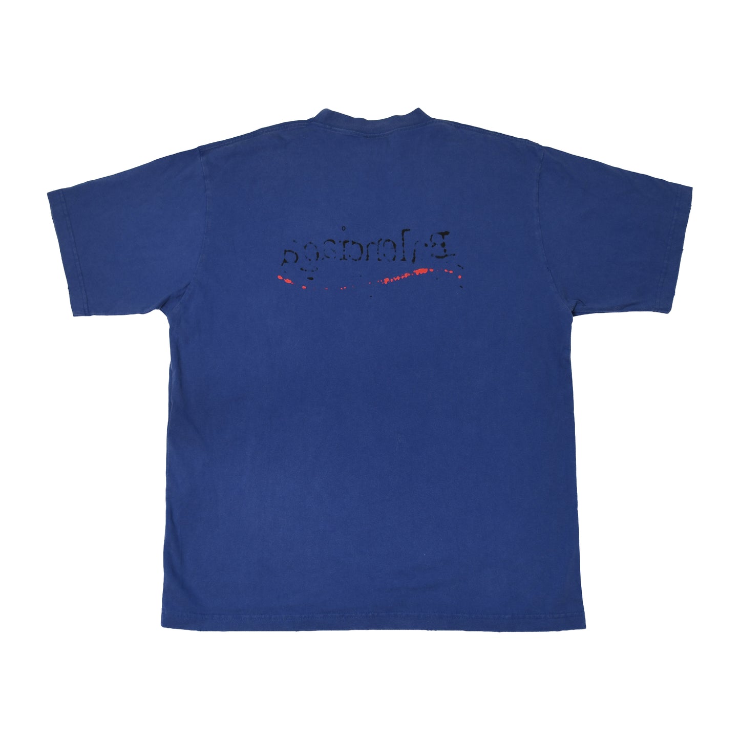 Balenciaga Political Campaign T-Shirts Royal Blue
