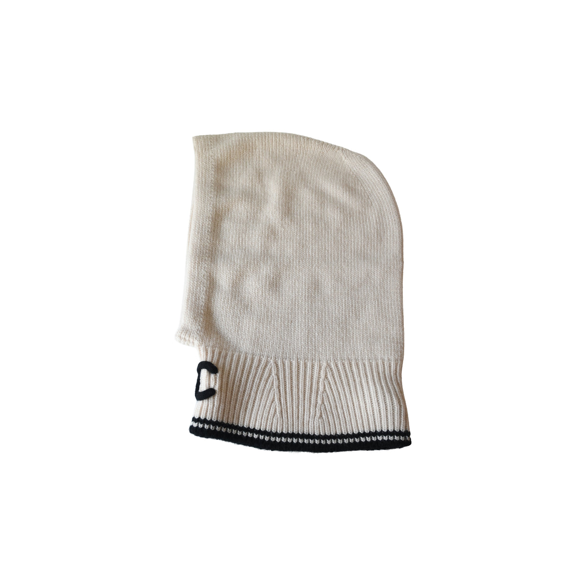 Chanel Cashmere CC Balaclava Llight Beige-NOBLEMARS