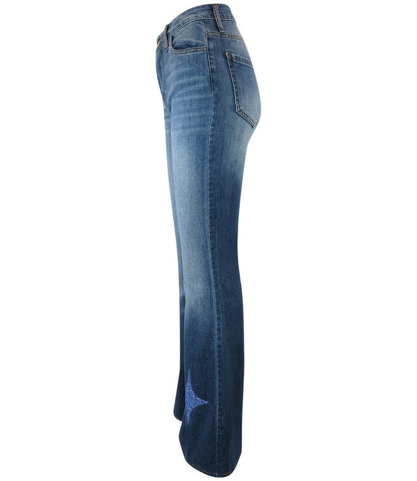 Designing Hollywood X Madison Maison™ Denim Blue Jean with Glitter Star-NOBLEMARS
