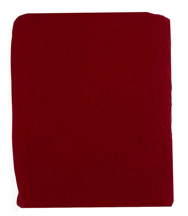 Botto Giuseppe Red Small Cashmere Plain Scarf-NOBLEMARS