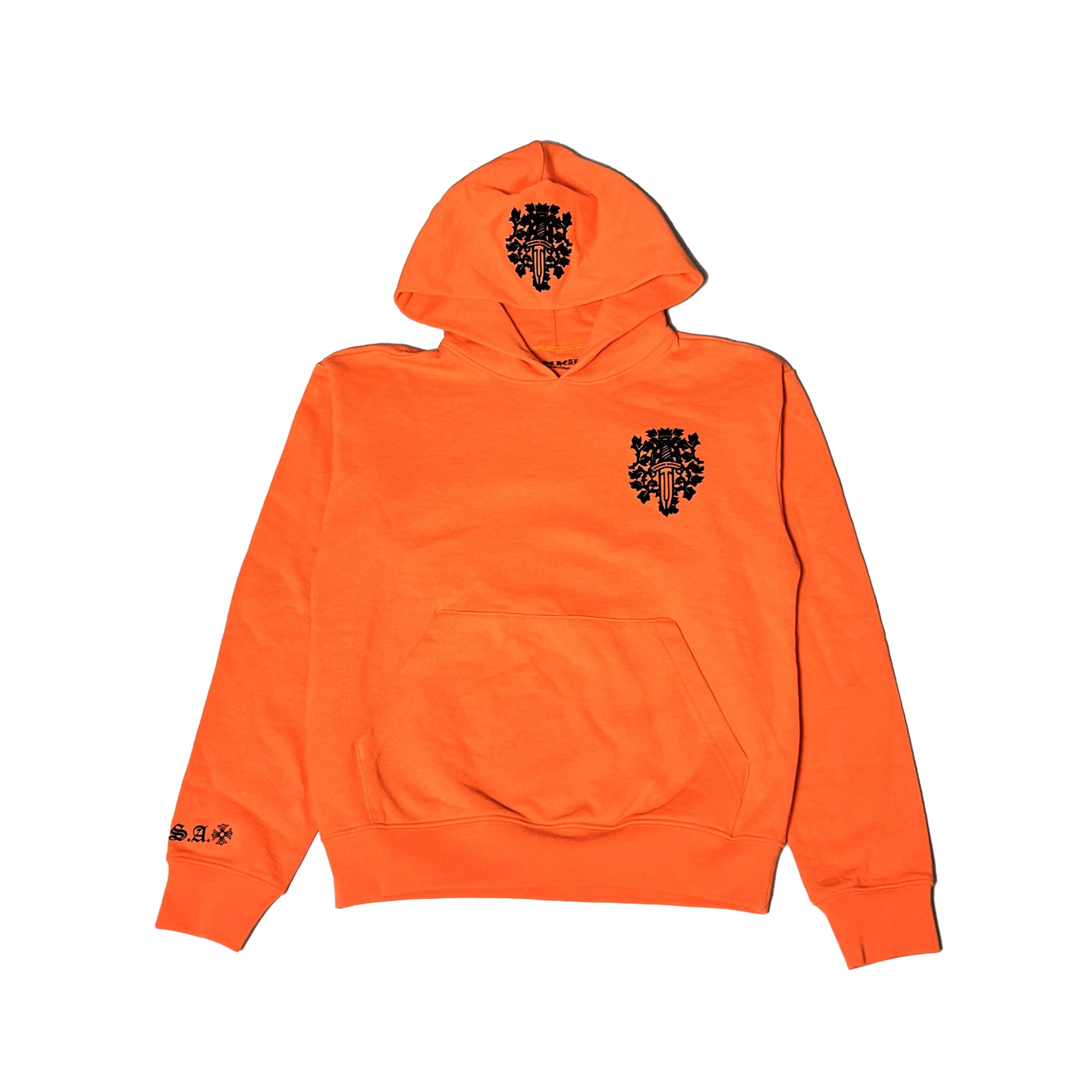 Chrome Hearts Vine Dagger Hoodie Orange - NOBLEMARS