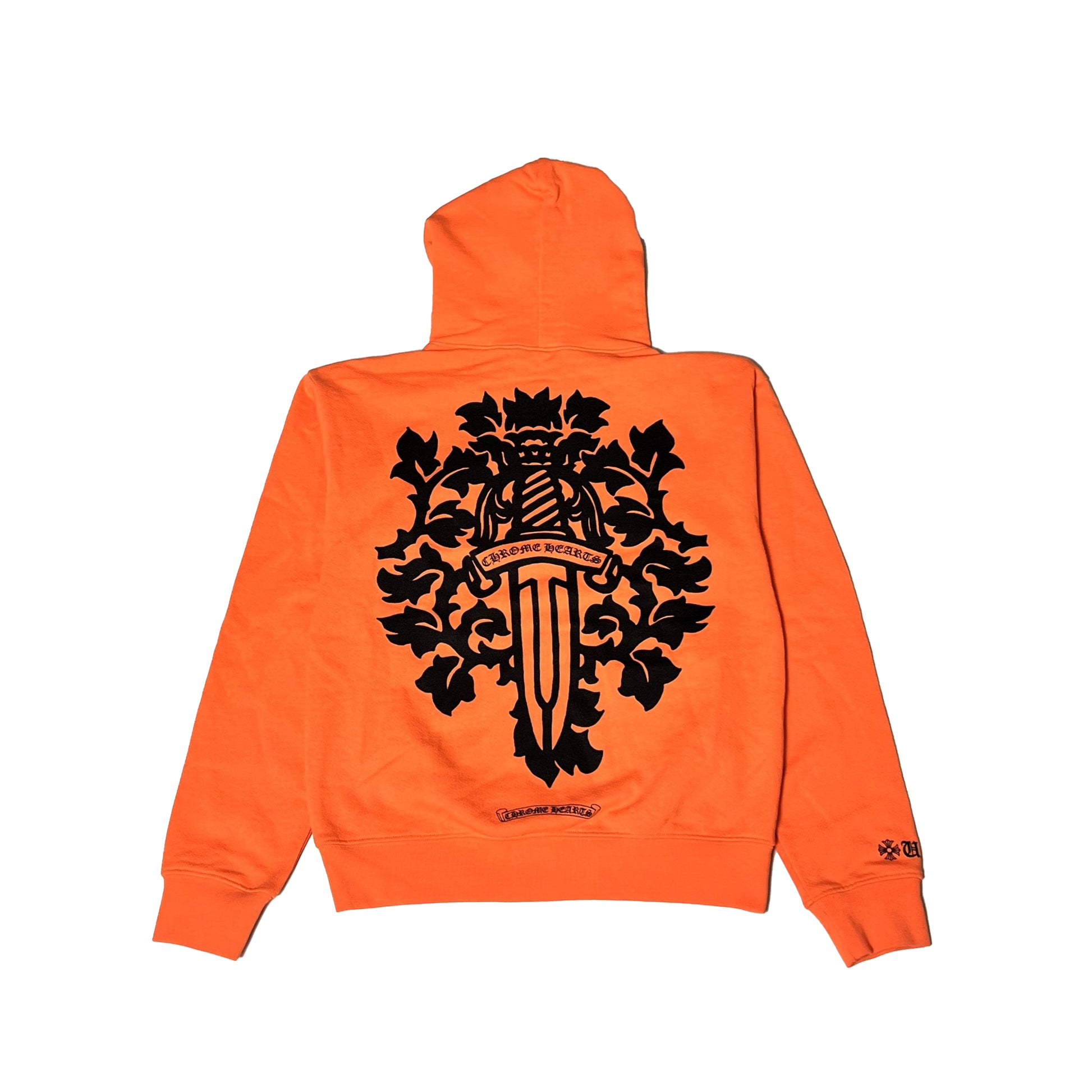 Chrome Hearts Vine Dagger Hoodie Orange - NOBLEMARS