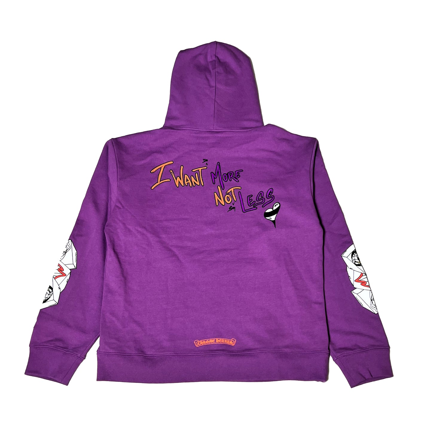 Chrome Hearts Matty Boy I Want More Not Less Hoodie Purple - NOBLEMARS