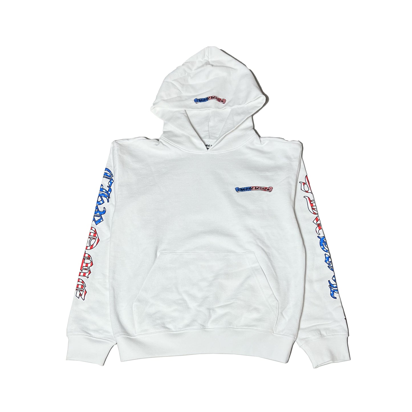 Chrome Hearts Matty Boy America Hoodie White - NOBLEMARS