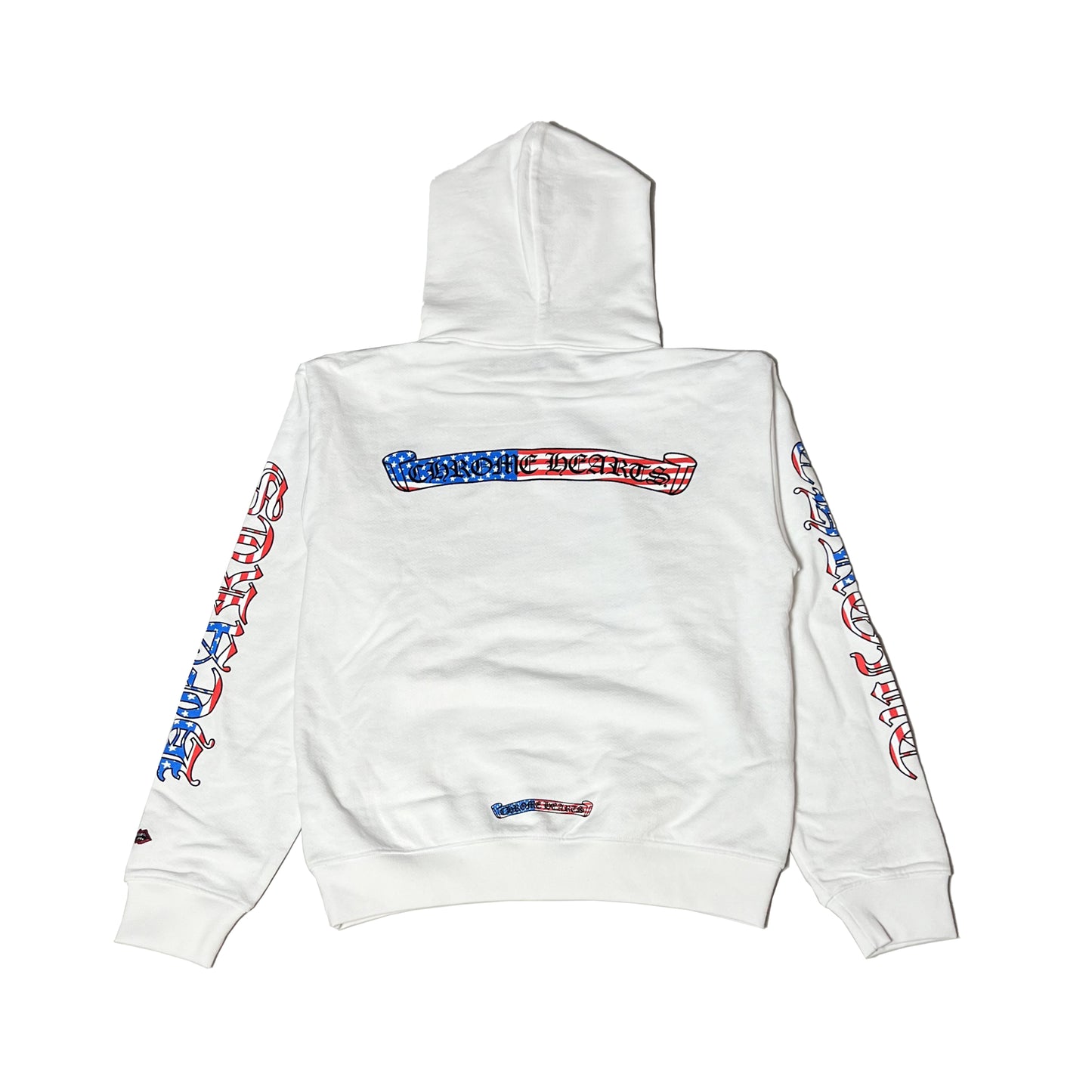 Chrome Hearts Matty Boy America Hoodie White - NOBLEMARS