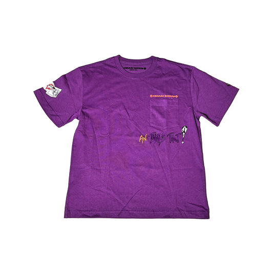 Chrome Hearts Matty Boy I Want More Not Less T-Shirt Purple - NOBLEMARS