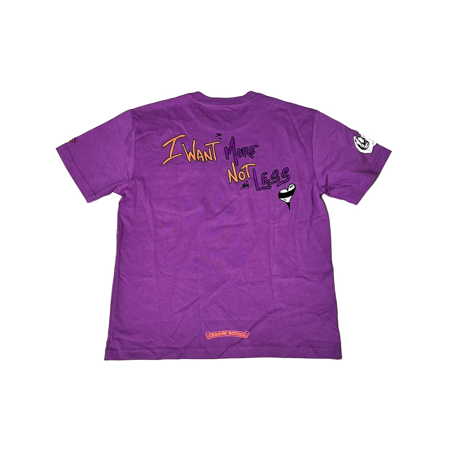 Chrome Hearts Matty Boy I Want More Not Less T-Shirt Purple - NOBLEMARS