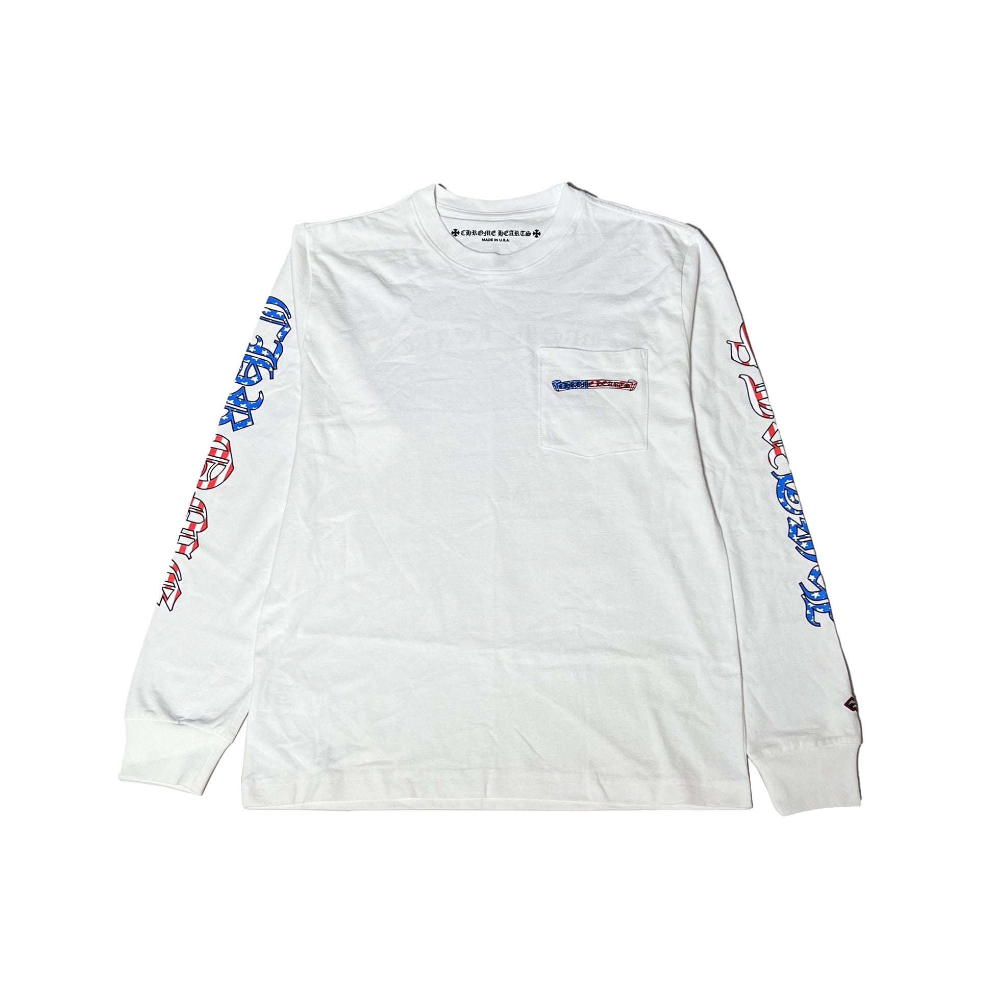 Chrome Hearts America L/S T-Shirt White - NOBLEMARS