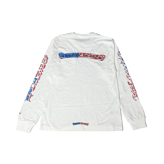 Chrome Hearts America L/S T-Shirt White - NOBLEMARS