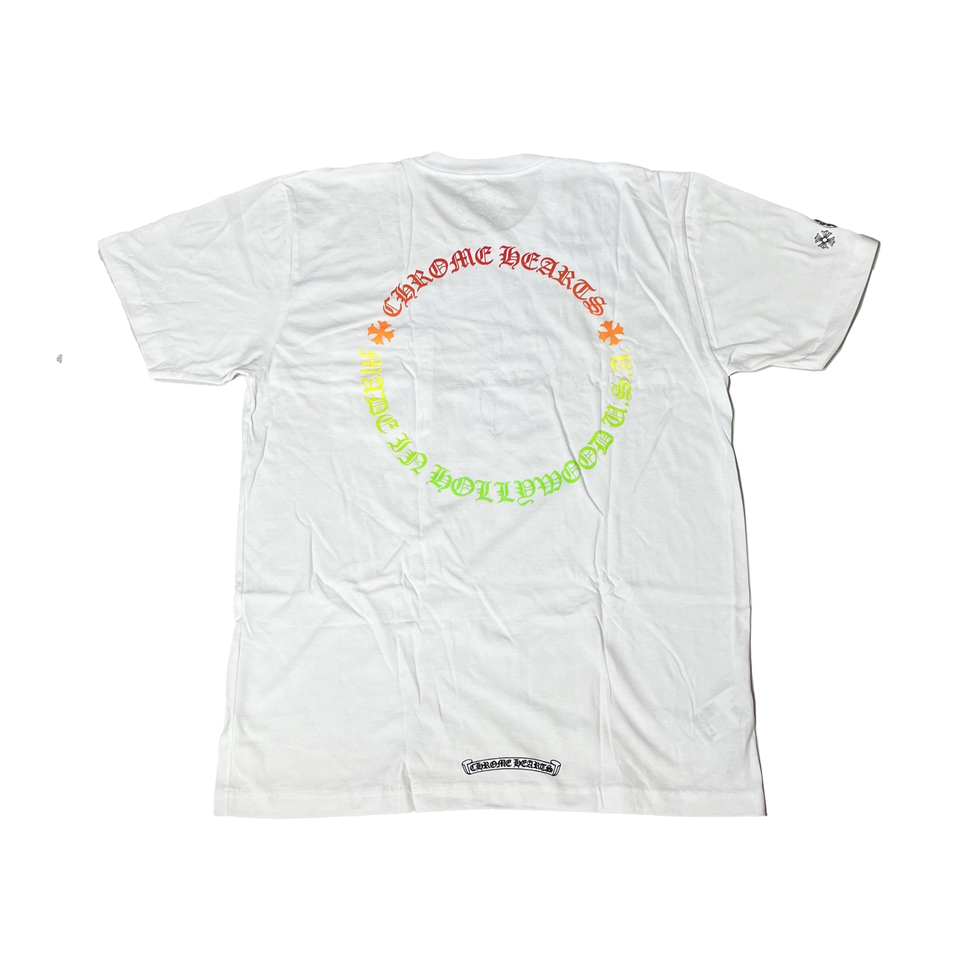 Chrome Hearts Gradient Floral T-Shirt White - NOBLEMARS