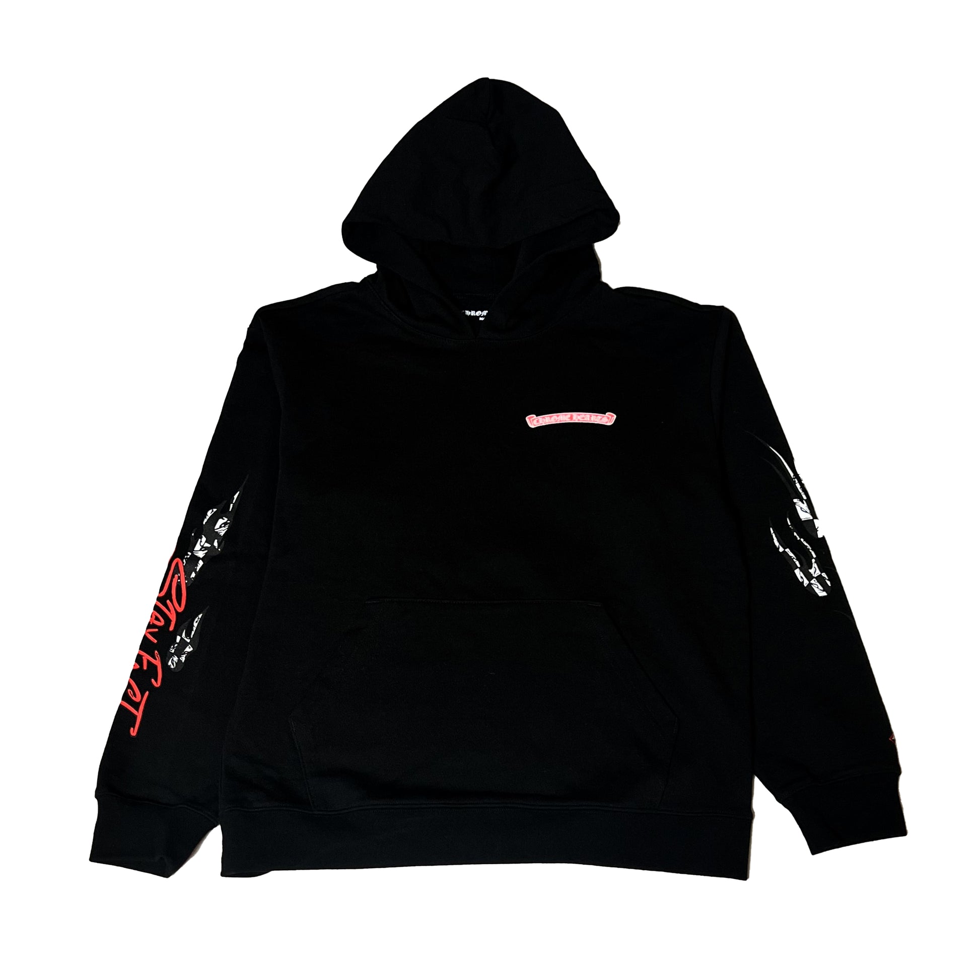 Chrome Hearts Matty Boy Stay Fast Hoodie Black - NOBLEMARS