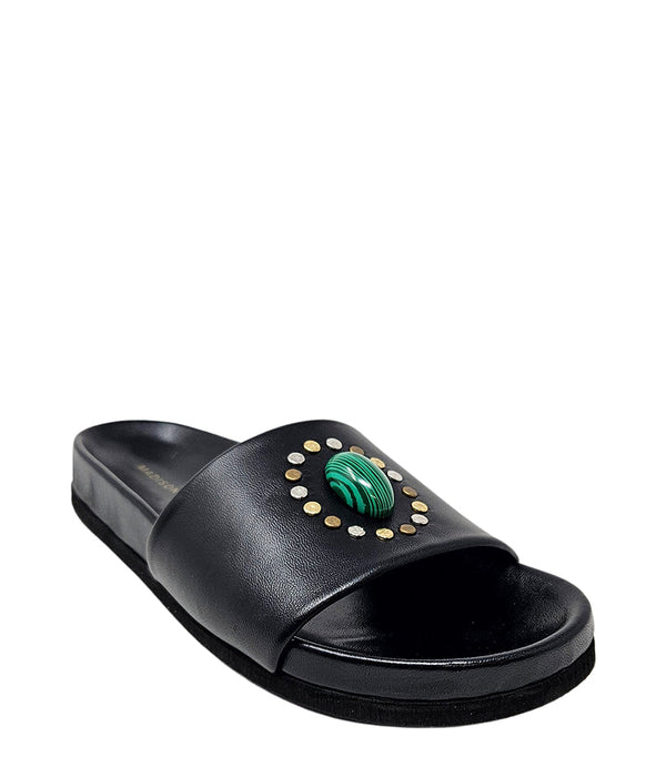 Madison Maison™ Athena Black Open Toe Sandal-NOBLEMARS