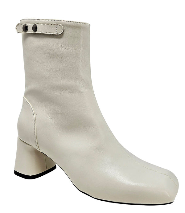 Madison Maison™ The Keli Off White Ankle Boot-NOBLEMARS
