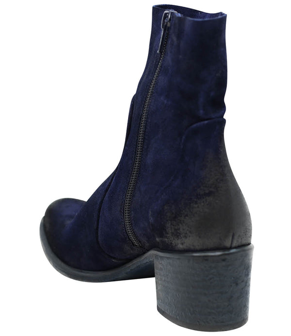 Madison Maison™ Navy Suede Ankle Boot-NOBLEMARS