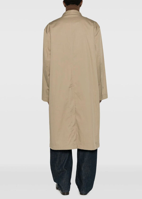 LEMAIRE Beige Wrap Collar Trench Coat - NOBLEMARS