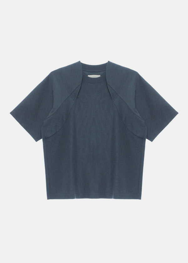 PET-TREE-KOR Blue Trapa Layered T-Shirt - NOBLEMARS