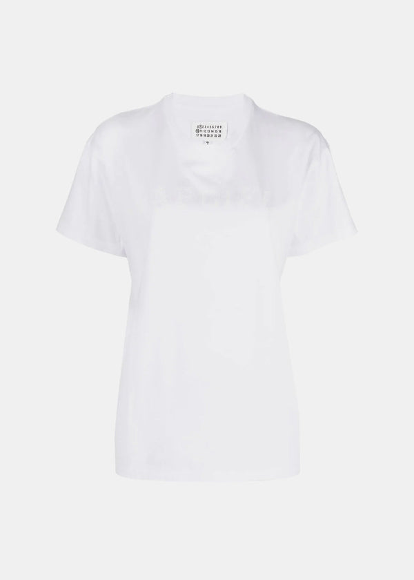 Maison Margiela White Crew-Neck T-shirt - NOBLEMARS
