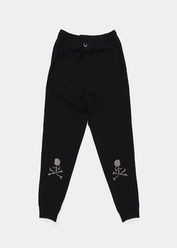 MASTERMIND JAPAN Black High Density Ribbed Pants - NOBLEMARS