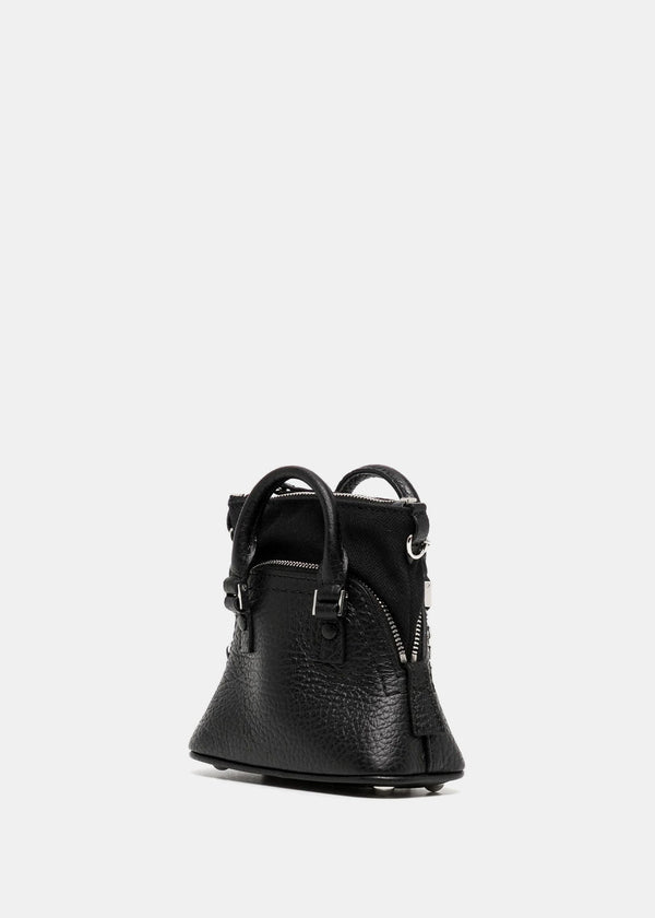MAISON MARGIELA Black Classique Baby Leather Mini Bag - NOBLEMARS