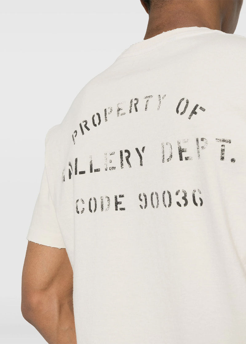 GALLERY DEPT. White Logo-Print T-shirt - NOBLEMARS