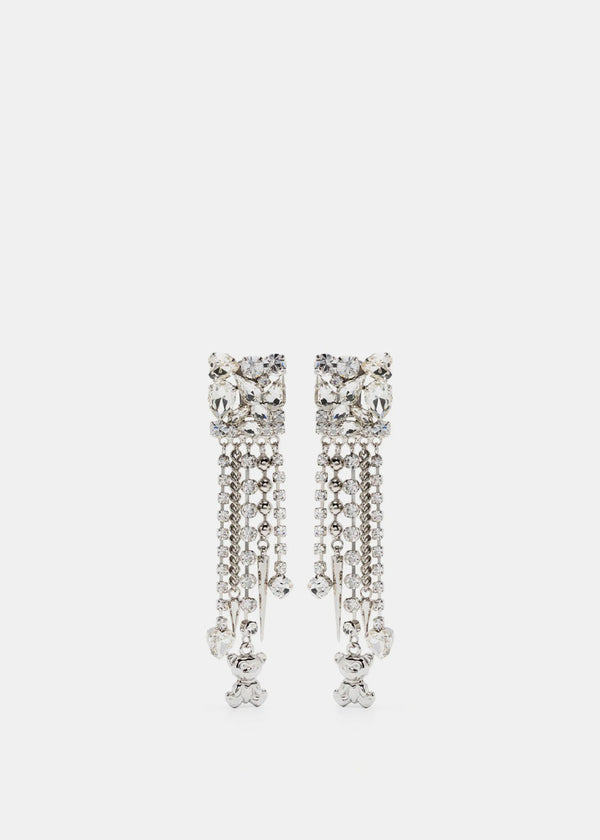 Alessandra Rich Squared Chandelier Earrings - NOBLEMARS