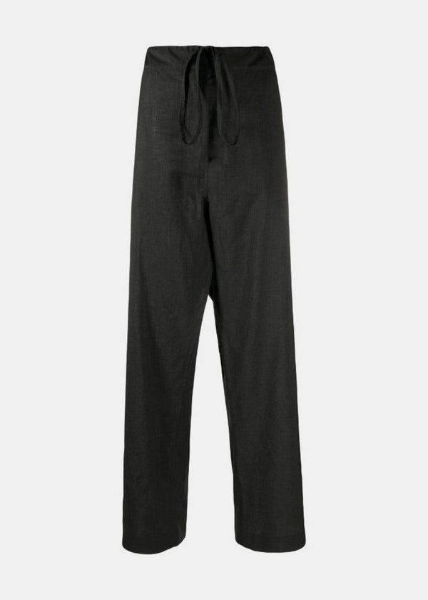 THE ROW Grey Argent Tapered Trousers - NOBLEMARS